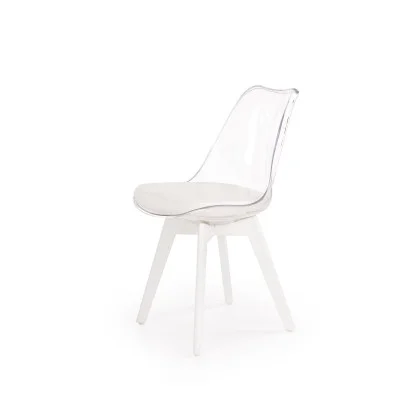 CHAIR K 245, TRANSPARENT / WHITE